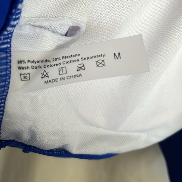 Blue 2pc Swimsuit - Size Medium - Picture 4 of 4